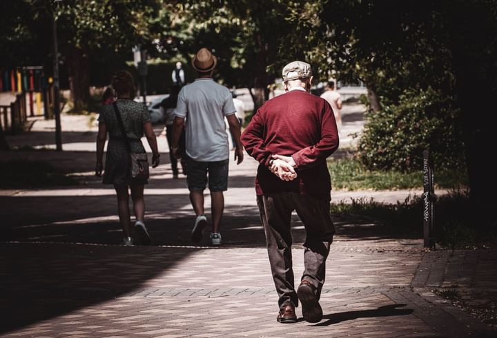 Its crucial to get moving as you age.  (Image via Unsplash/ Jose Antonio Gallego Vazquez)